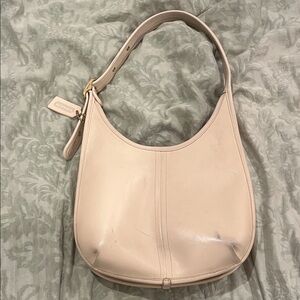 Coach Ergo Off-White Leather Shoulder Bag